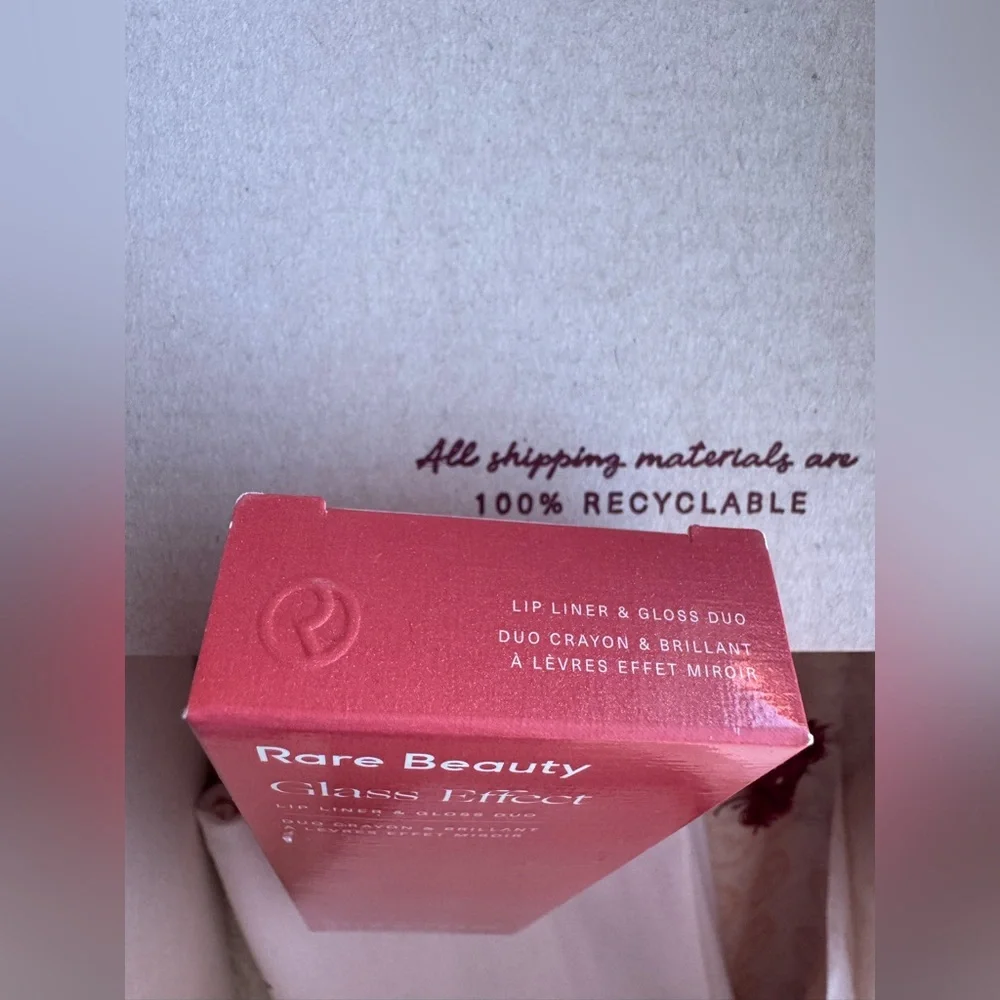 NWT Rare Beauty Glass Effect Lip Liner & Gloss Duo